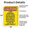 Signmission Radiation & Laser Sign, 24 in H x 18 in W, Vinyl Decal, Rectangle OS-2PACK-CR-D-1824-V-10240 - alternate 4